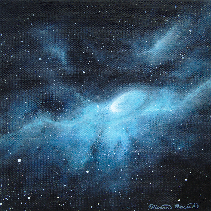 Painting of a galaxy